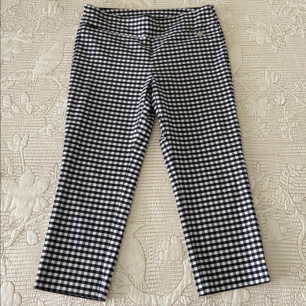 Rafaella Checkered Capris